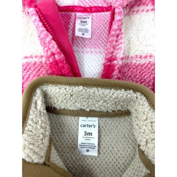 Baby - Fleece One Piece Jumpsuits/Rompers - Like New - Size 3 Month - Picture 6 of 6